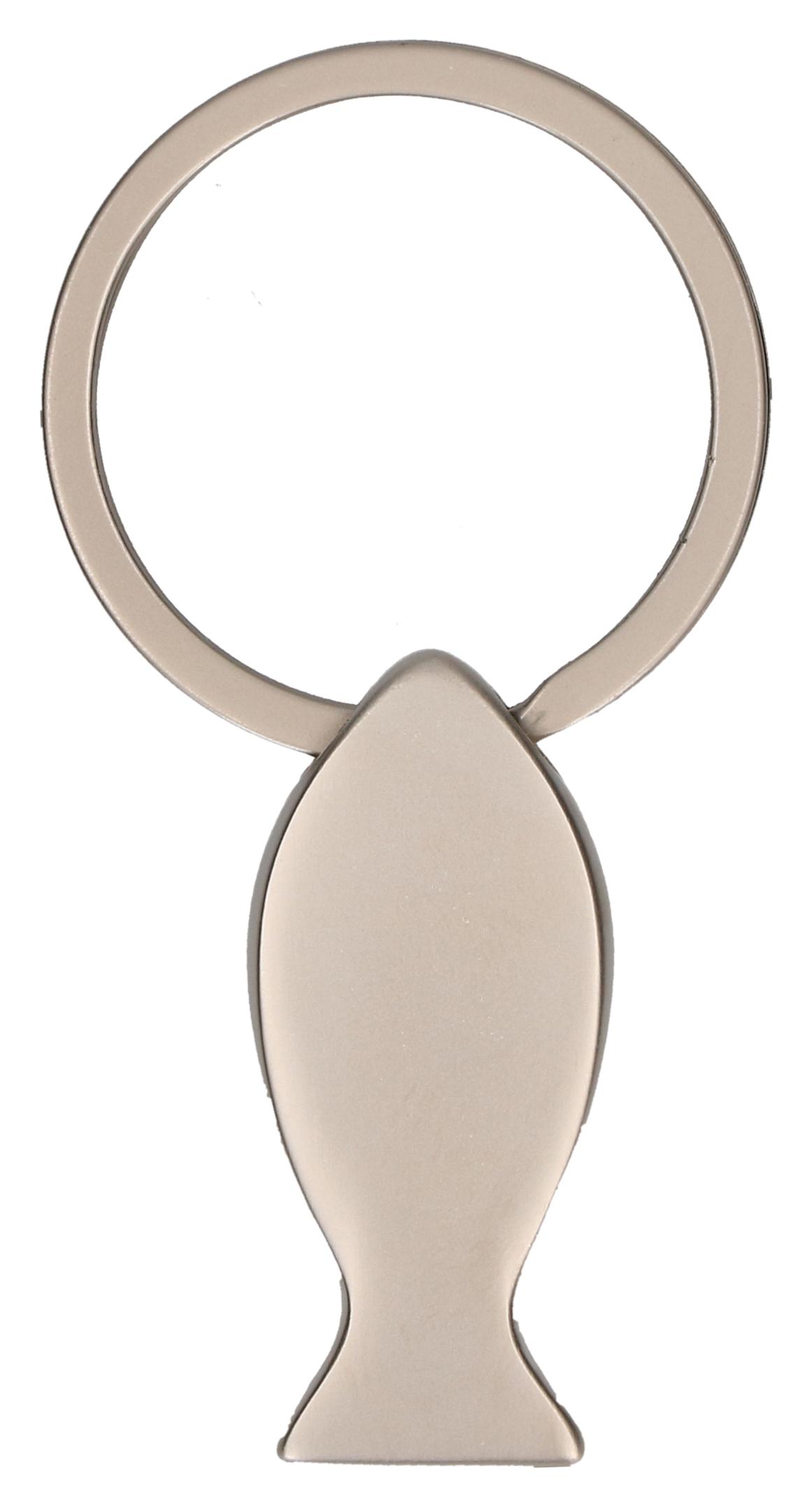 Schlüsselanhänger - Sei du selbst. Geh deinen Weg & Fisch