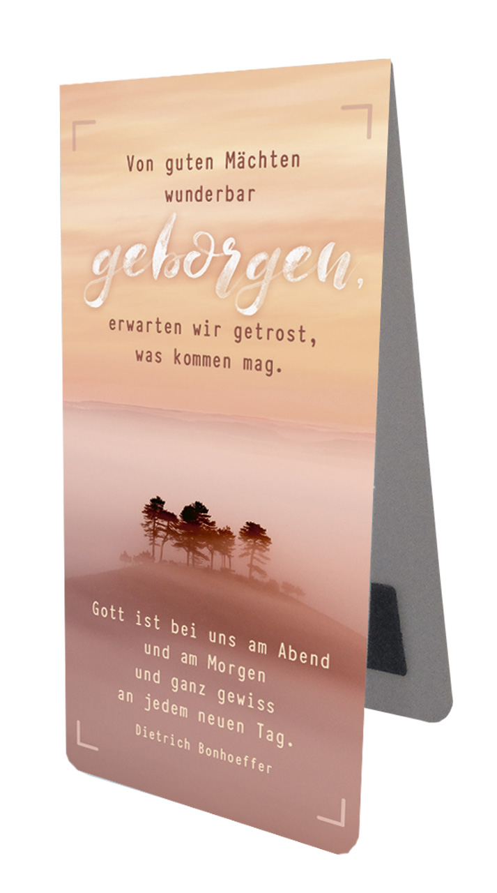 Magnet-Lesezeichen - Von guten Mächten... Magnet-Lesezeichen - Von guten Mächten...