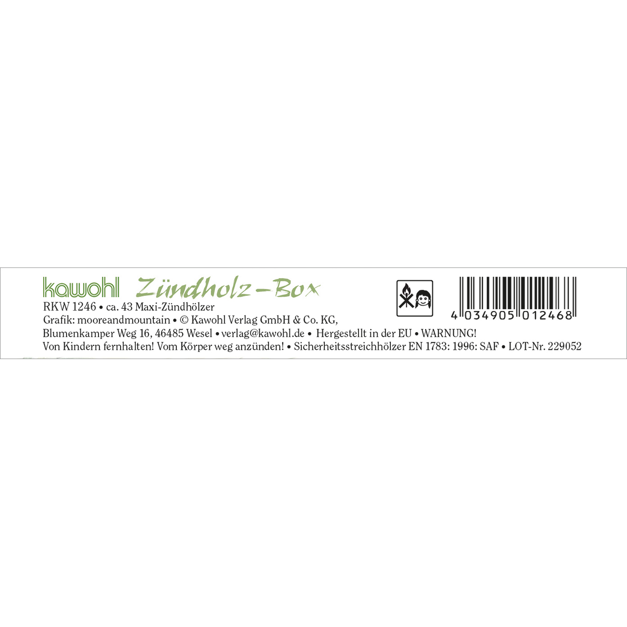 Zündholzbox – Du bist ein Geschenk