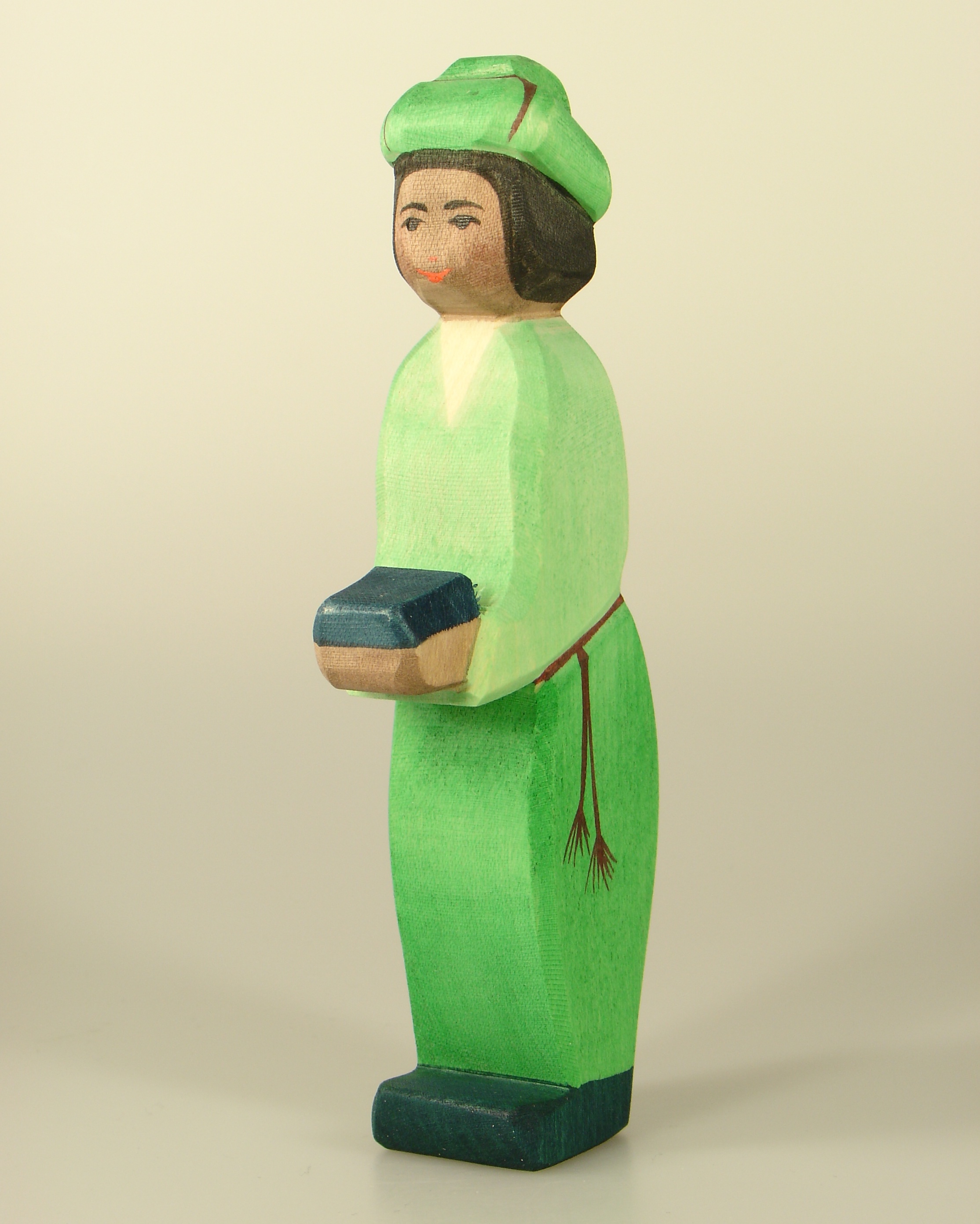 Ostheimer Krippe - König grün orientalisch Ostheimer Krippe - König grün orientalisch