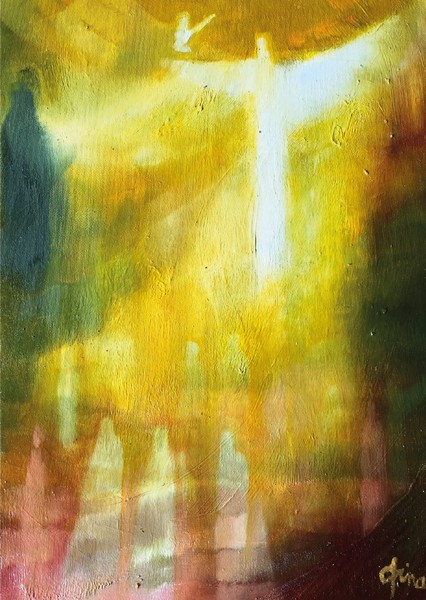 Karte zu Ostern - Schutz & Engel Karte zu Ostern - Schutz & Engel