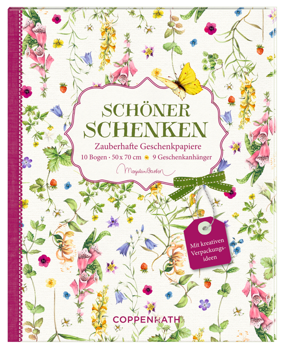 Geschenkpapier-Buch - Florale Muster