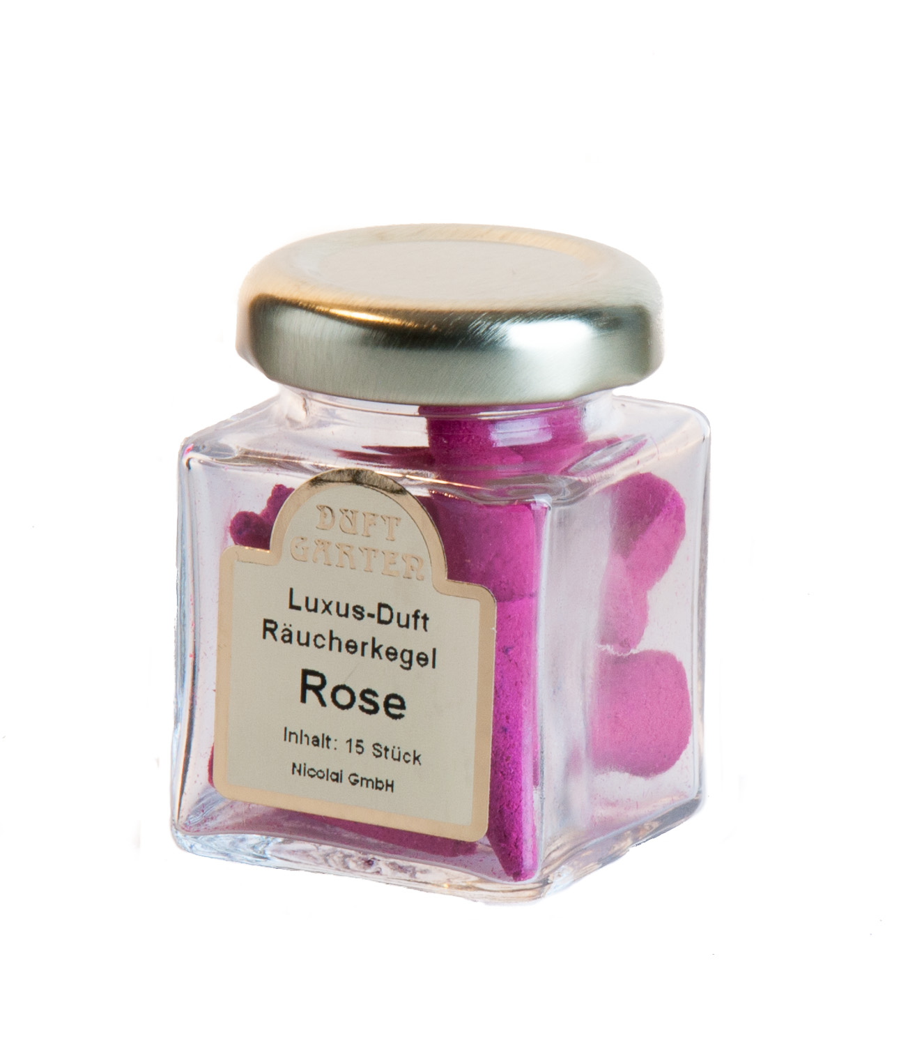 Luxus-Duft - Räucherkegel Rose