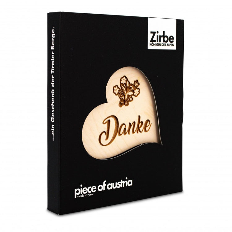 Zirben-Holz-Herz - Danke Zirben-Holz-Herz - Danke