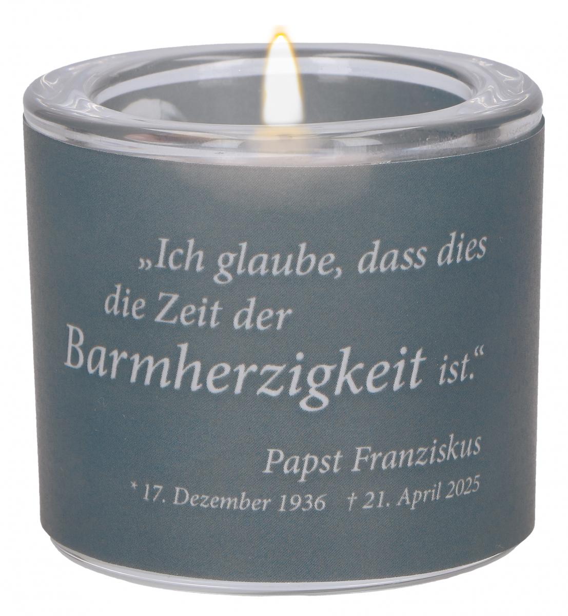 Glaswindlicht - Papst Franziskus Glaswindlicht - Papst Franziskus