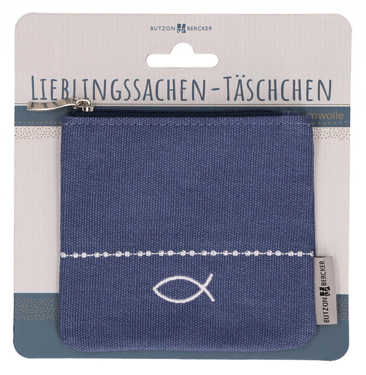 Täschchen - Fisch & Blau