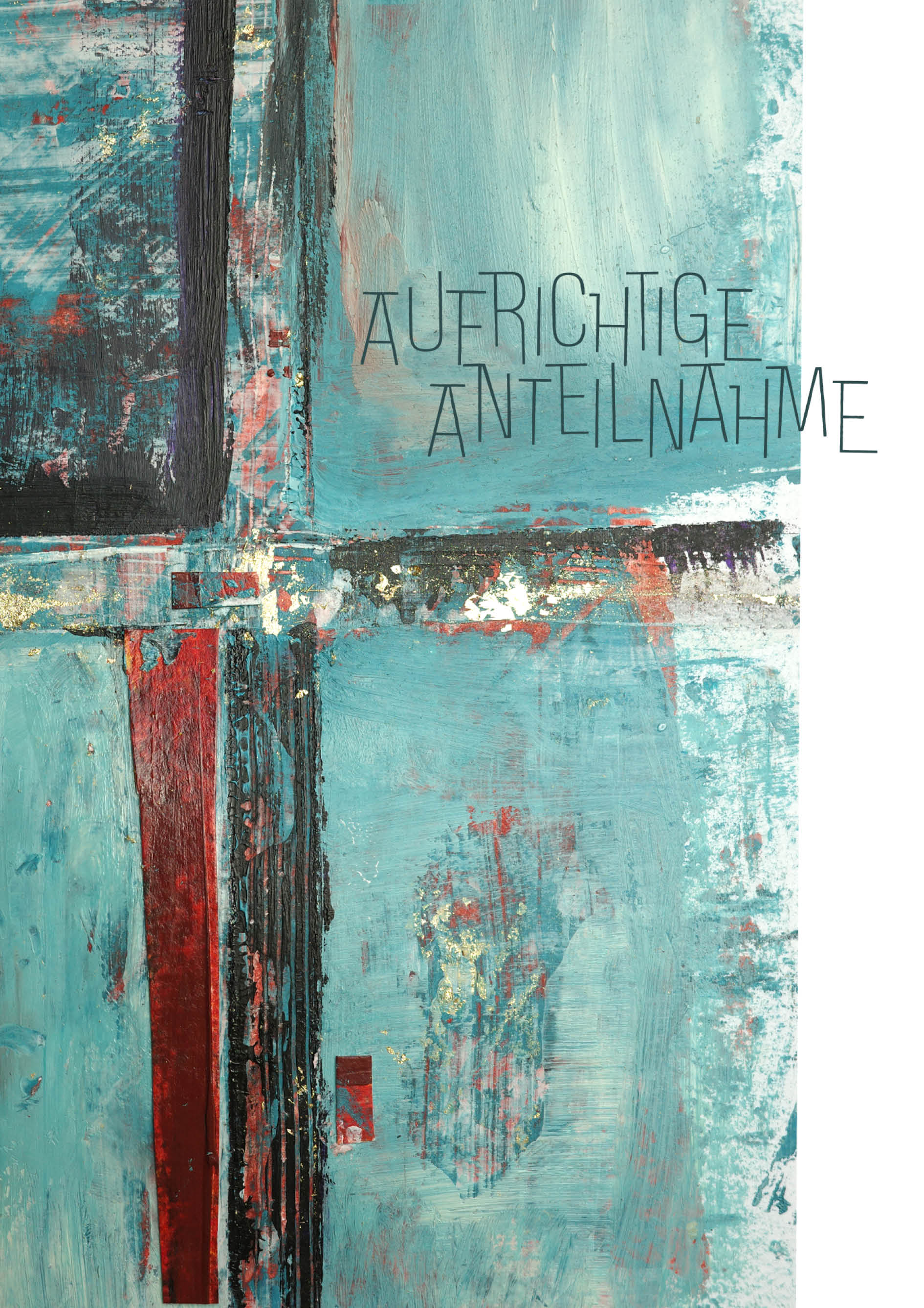 Trauerkarte - Kreuz der Hoffnung