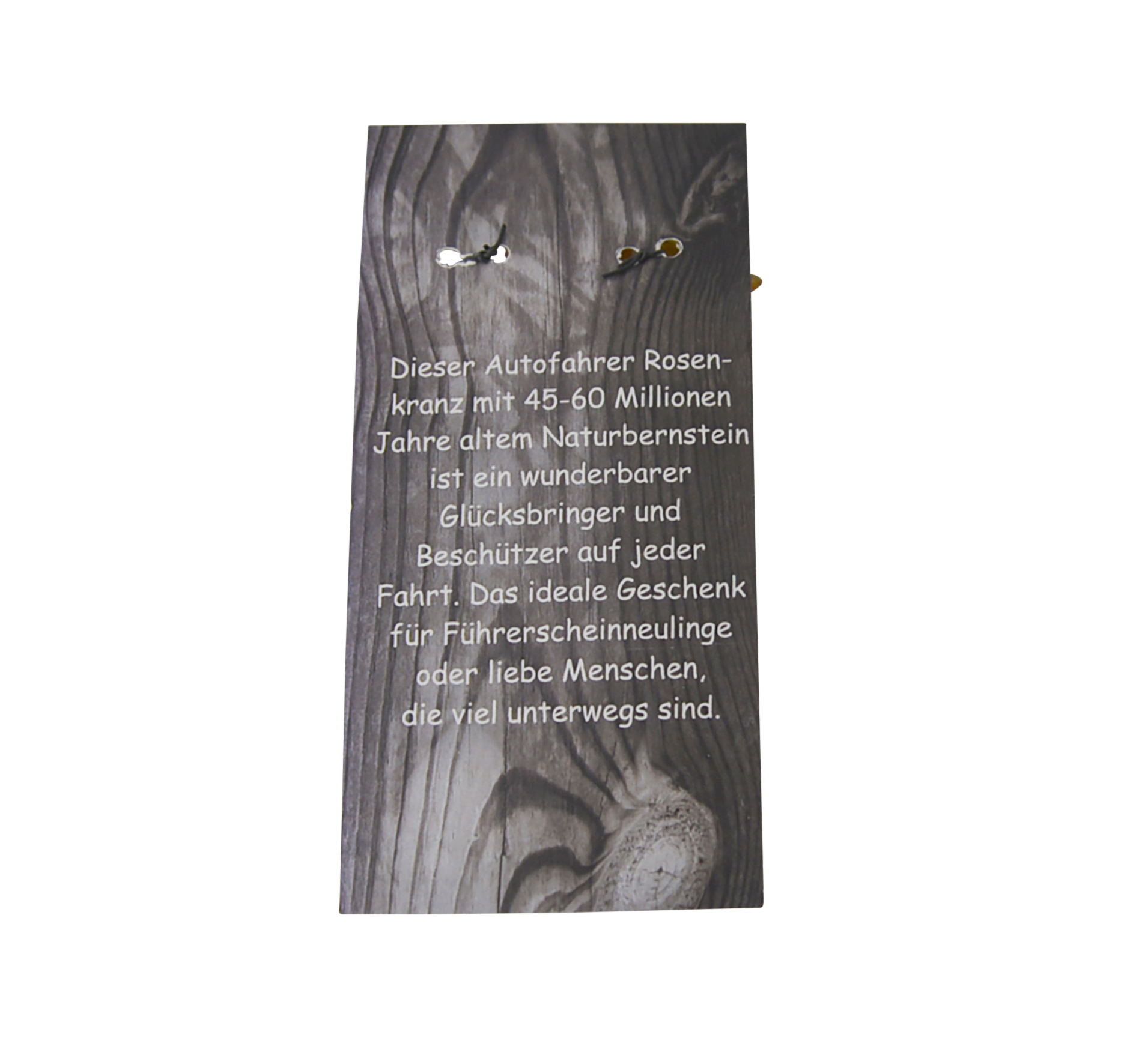 Autofahrer-Rosenkranz - Kreuz & Karte Autofahrer-Rosenkranz - Kreuz & Karte