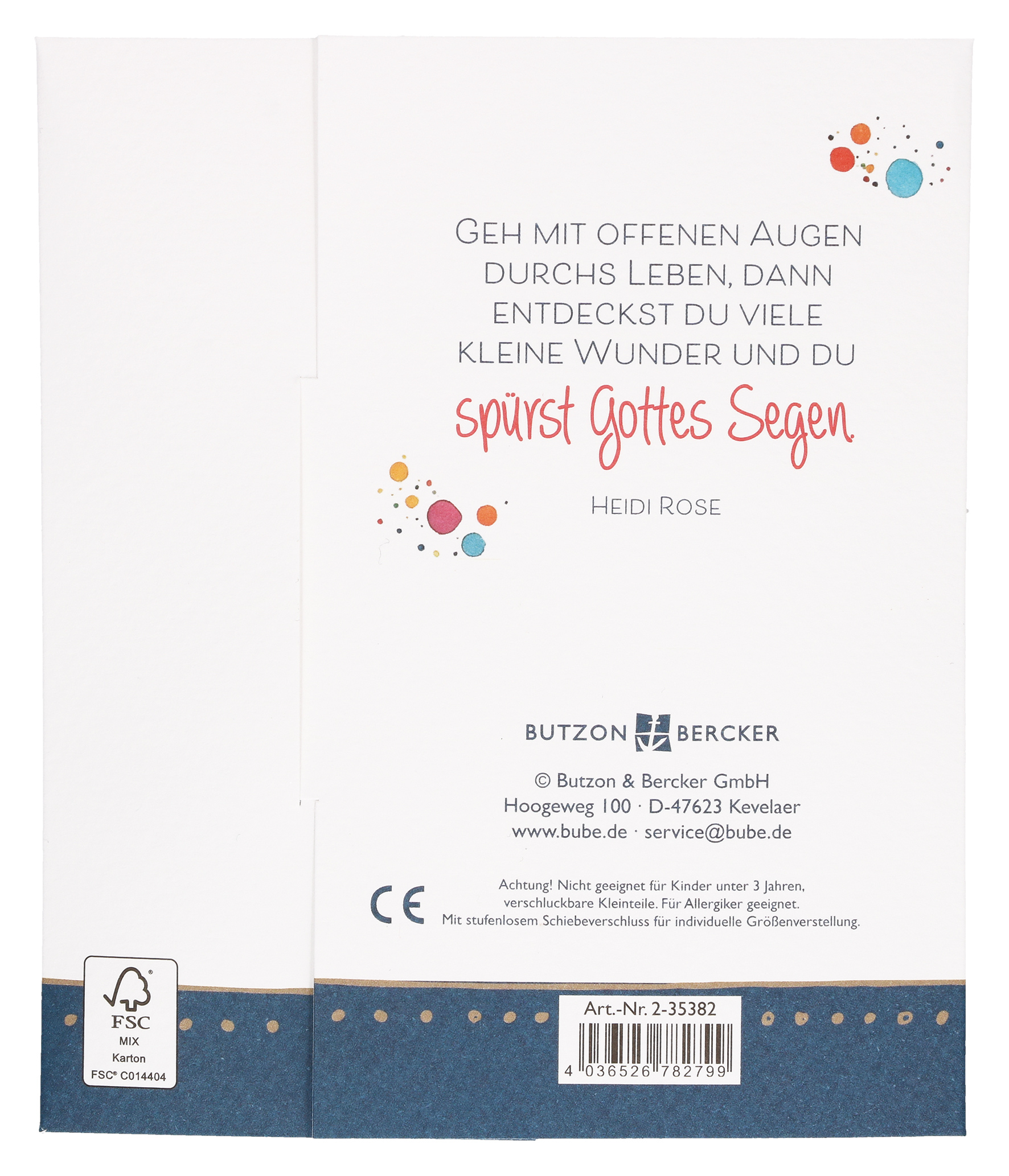 Armband - Gottes Segen begleite dich