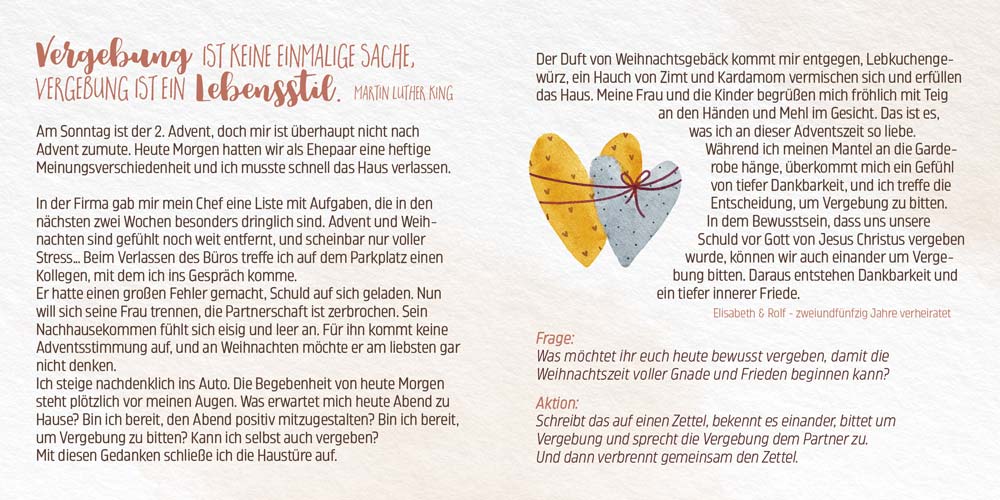 Adventskalender - Zweipaarkeit