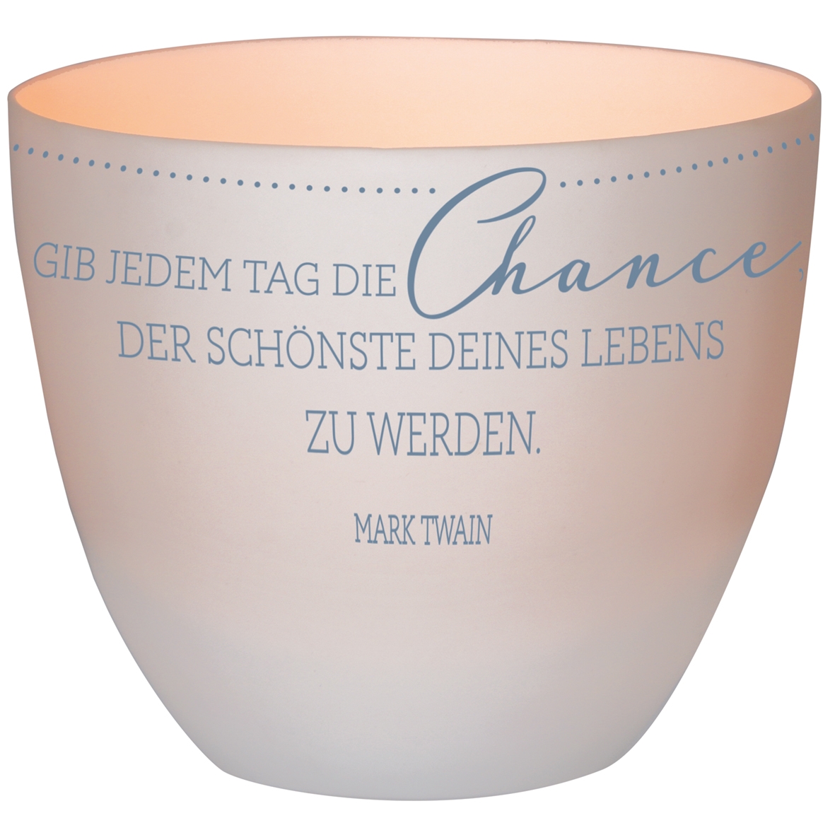 Windlicht - Die Chance & Porzellan Windlicht - Die Chance & Porzellan