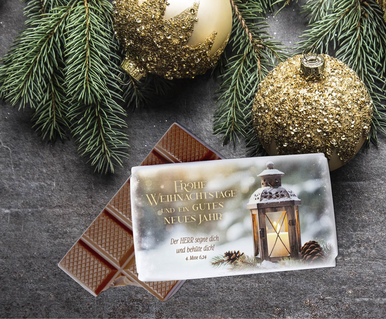 Geschenk-Schokolade - Frohe Weihnachten Geschenk-Schokolade - Frohe Weihnachten