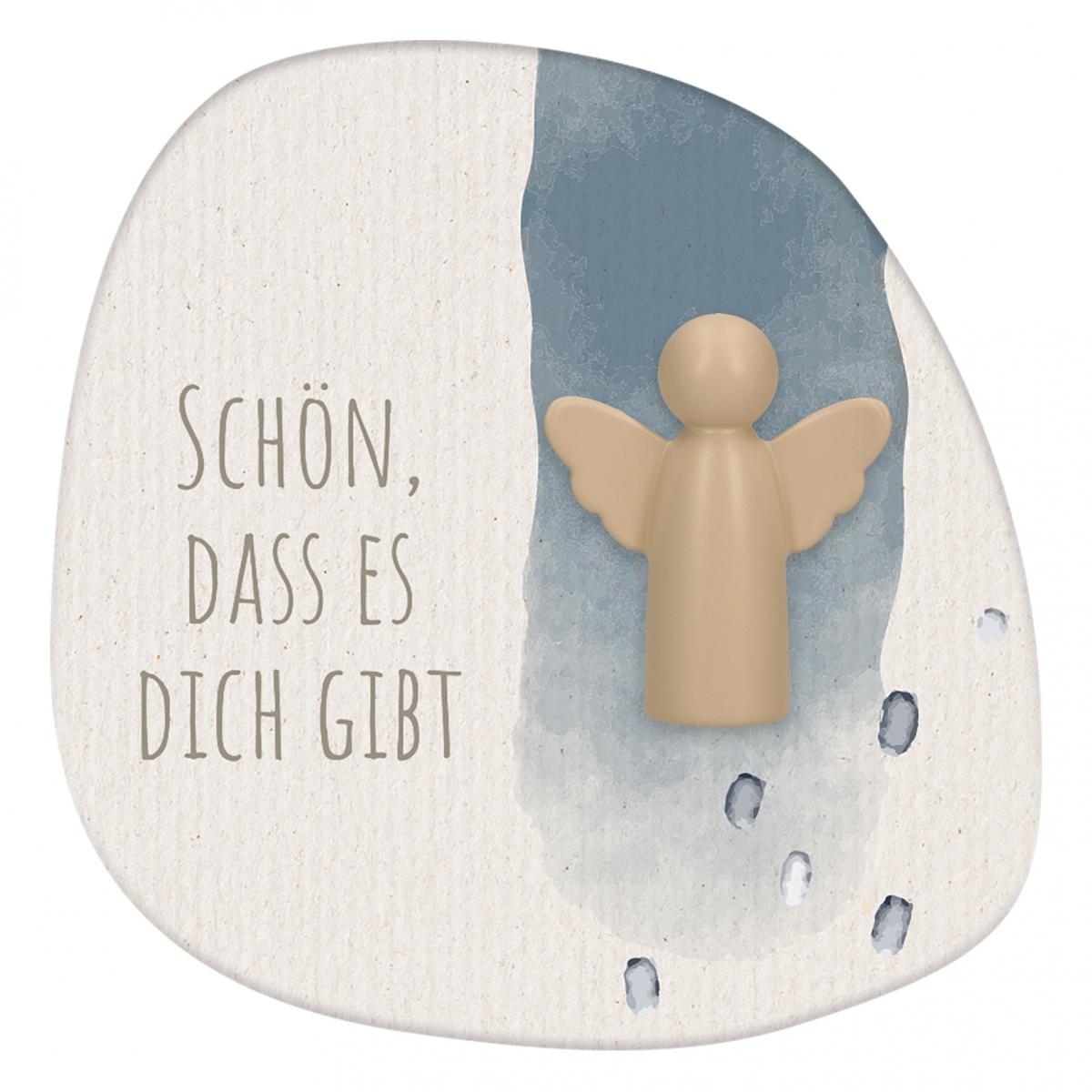 Engelfigur aus Metall - Schön, dass es dich gibt Engelfigur aus Metall - Schön, dass es dich gibt