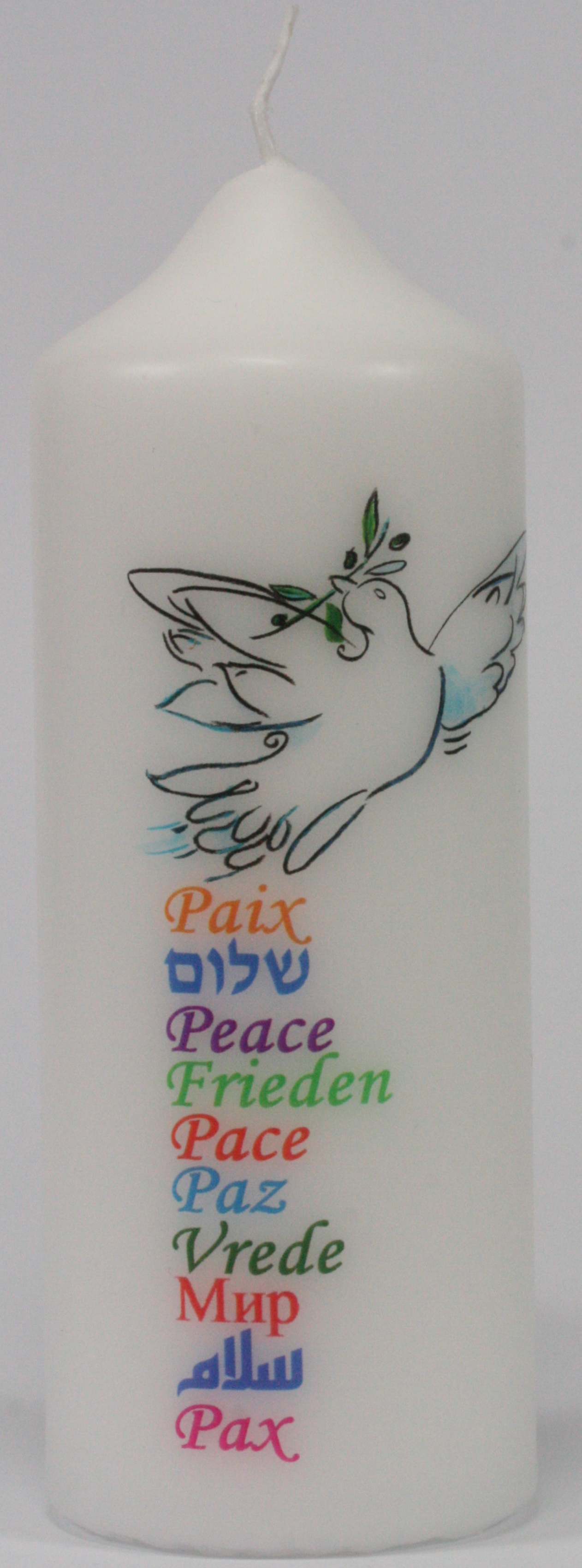 Spruchkerze  - Frieden