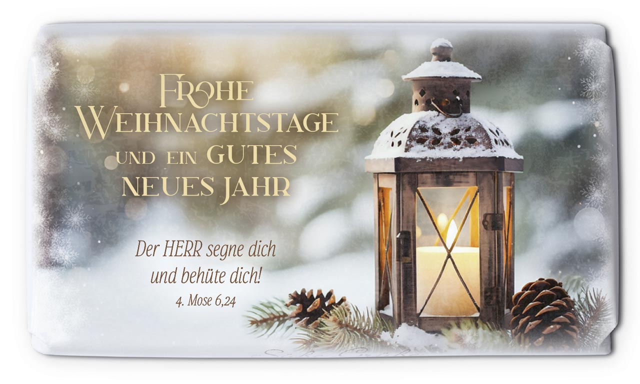 Geschenk-Schokolade - Frohe Weihnachten Geschenk-Schokolade - Frohe Weihnachten