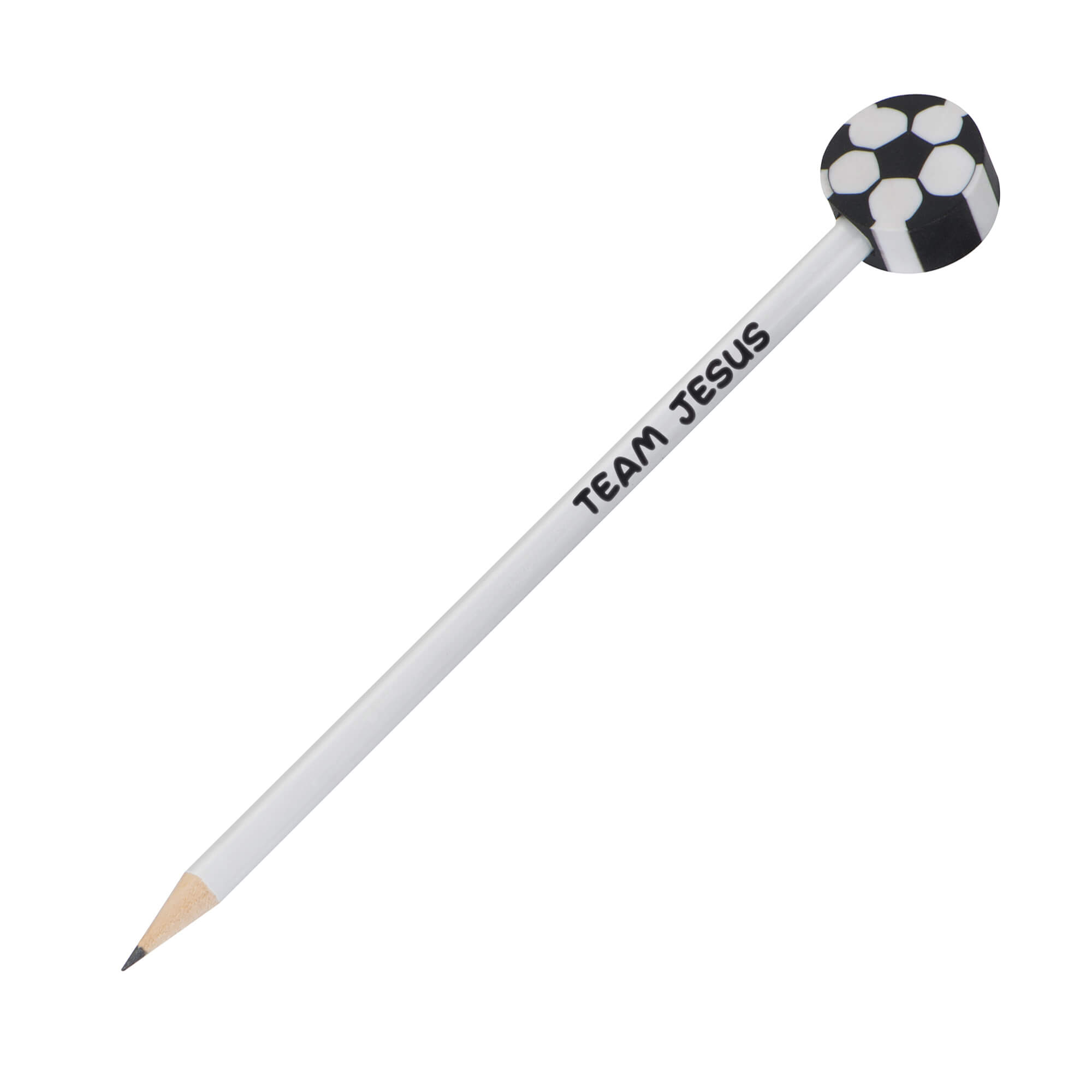 Bleistift - Team Jesus & Radiergummi Fußball