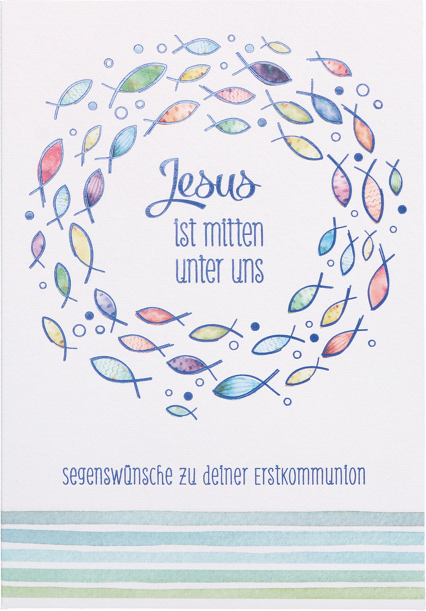 Karte zur Kommunion - Jesus ist mitten... & Geldgeschenk kommunion