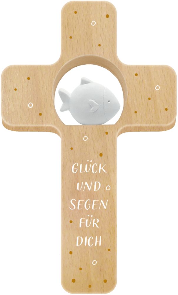 Kinderkreuz - Glück und Segen für dich & Fisch