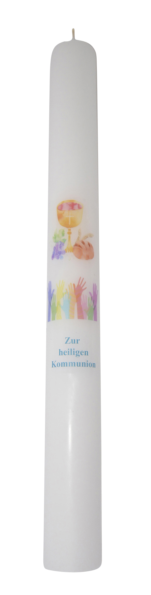 Kommunionkerze - Kelch & Kinderhände
