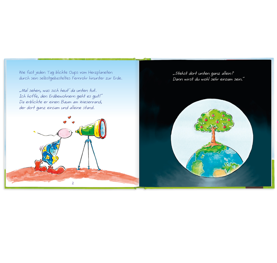 Kinderbuch - OUPS und sein Freund der Baum Kinderbuch - OUPS und sein Freund der Baum