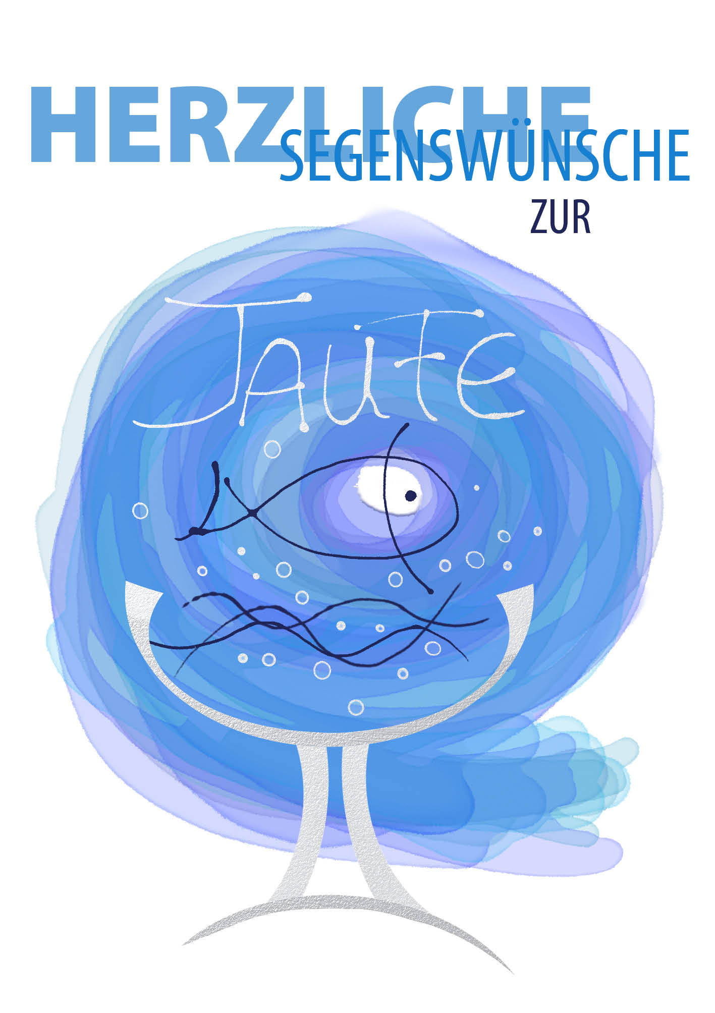 Karte zur Taufe – Durch die Taufe vereint