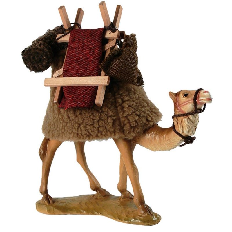 Ruco-Krippe - Kamel stehend mit Gepäck