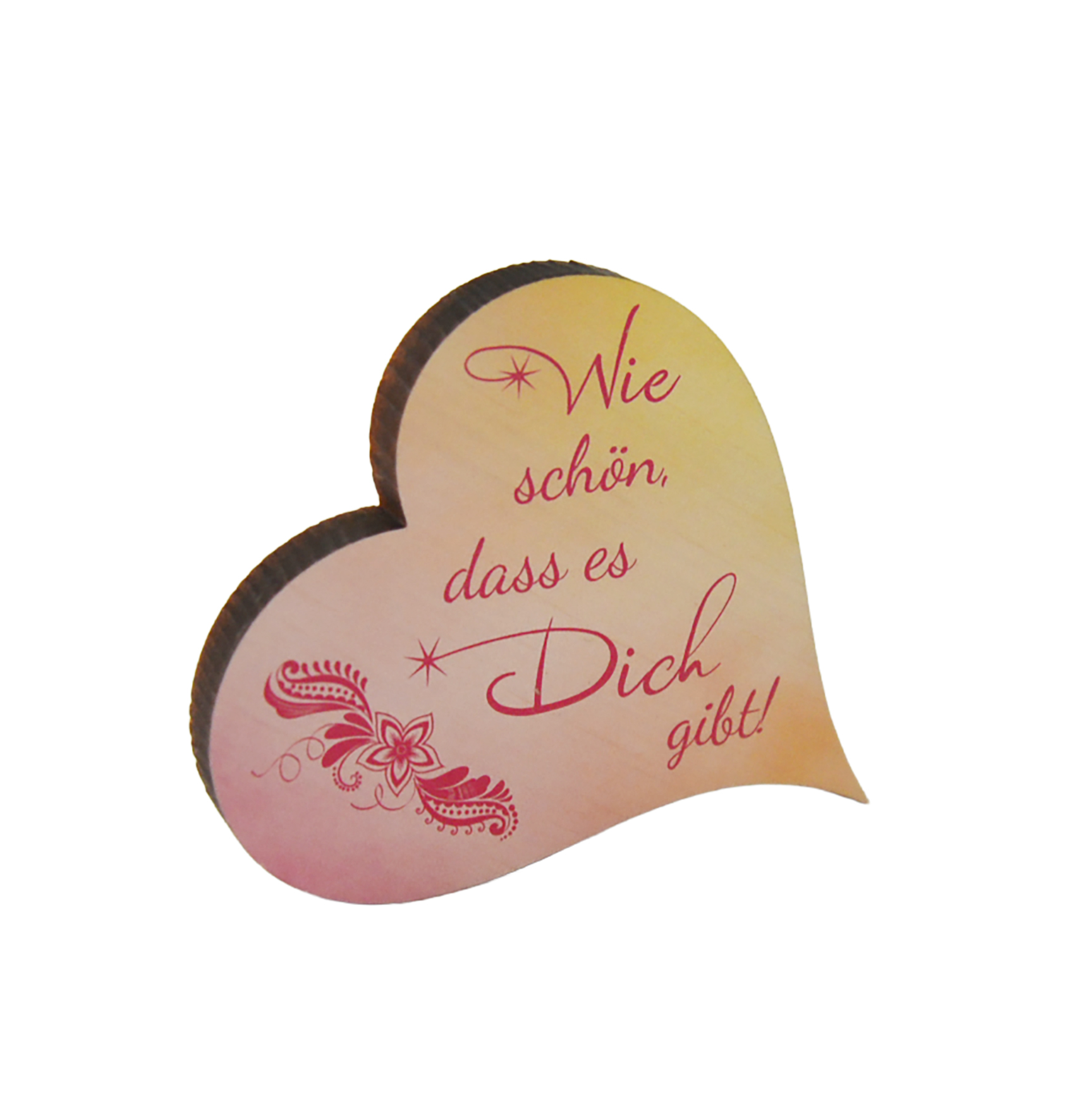 Holzherz – Wie schön, dass es dich gibt!