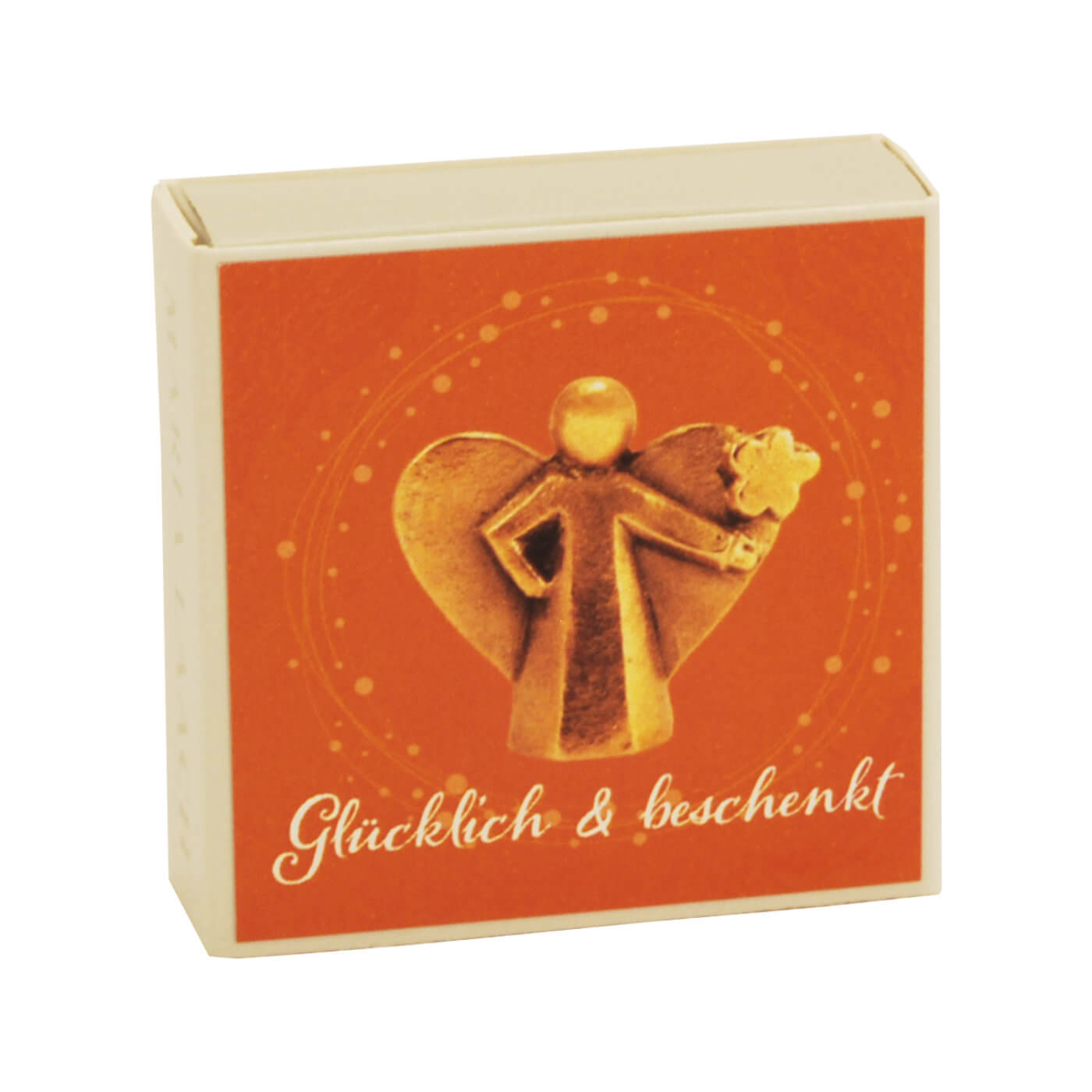 Engelfigur - Glücklich und beschenkt Engelfigur - Glücklich und beschenkt