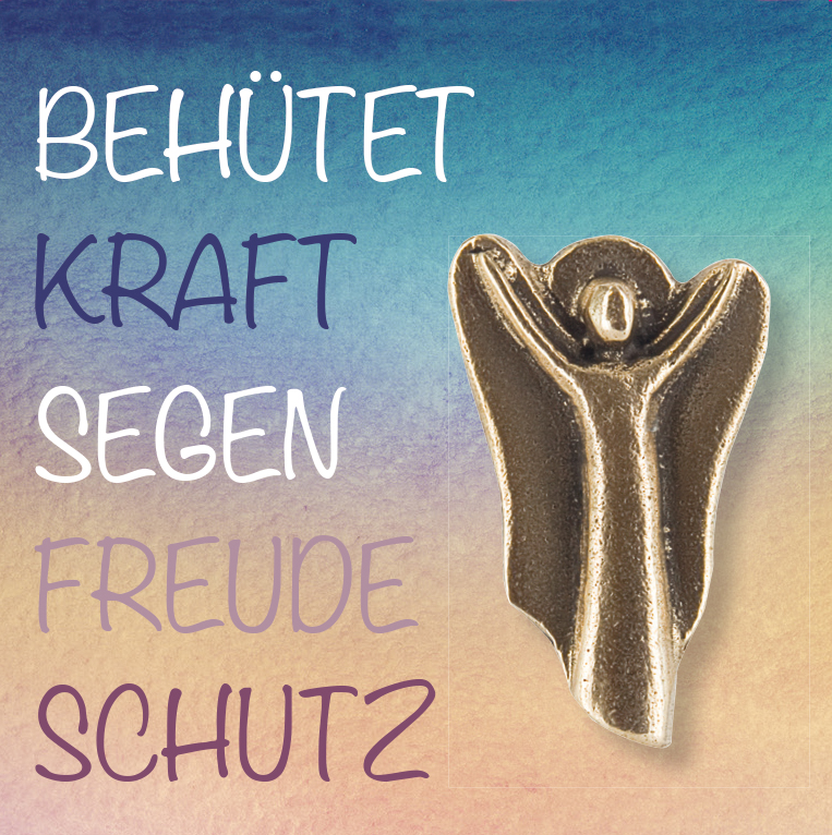 Handschmeichler - Behütet Kraft Segen & Bronzeengel