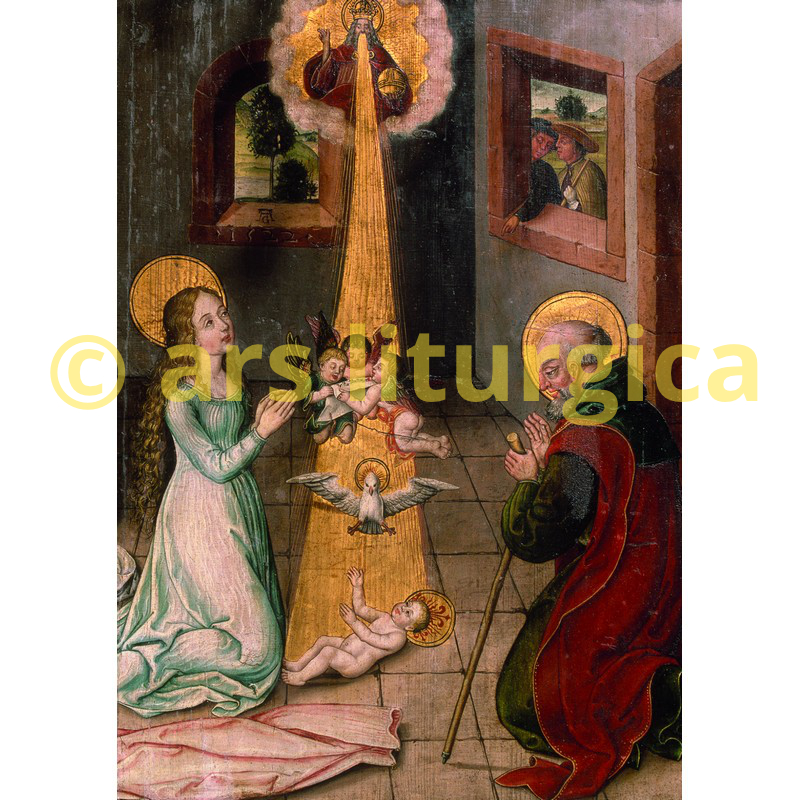 Weihnachtskarte - Geburt Christi Weihnachtskarte - Geburt Christi