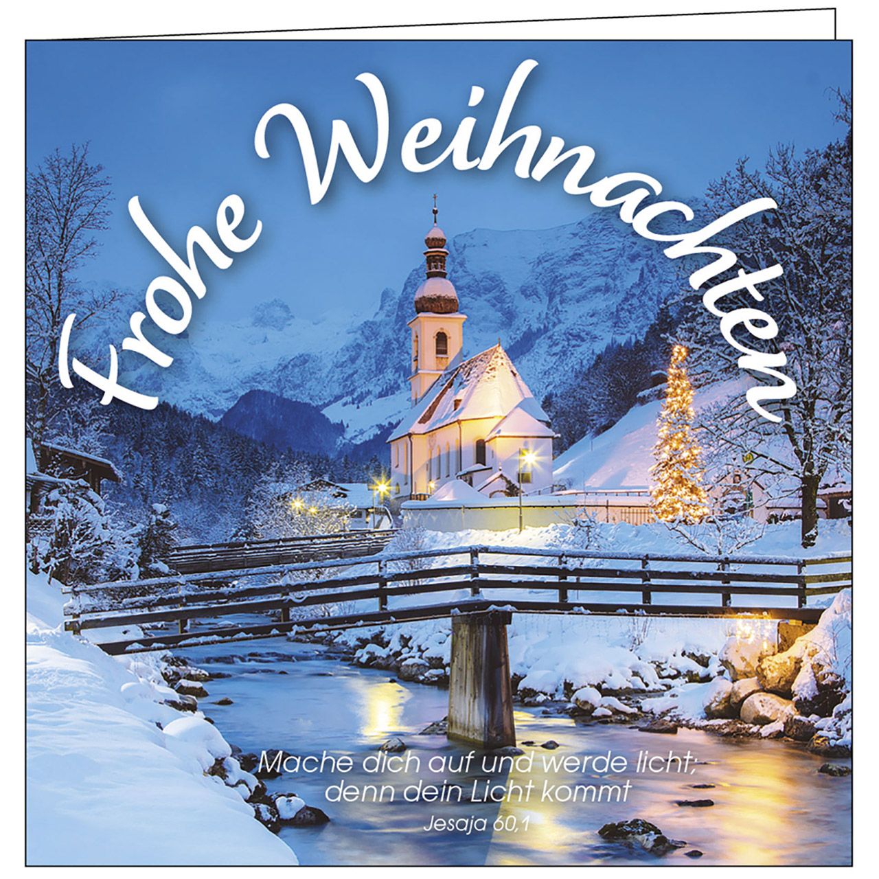 Weihnachts-Lichtgruß - Frohe Weihnachten