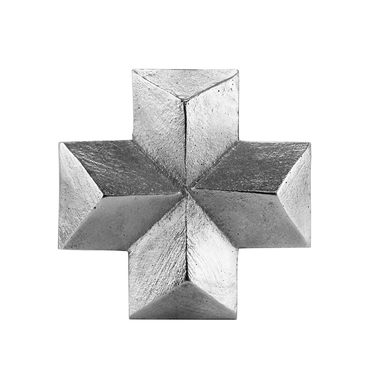 Mini-Kreuz - Modern & Silberfarben