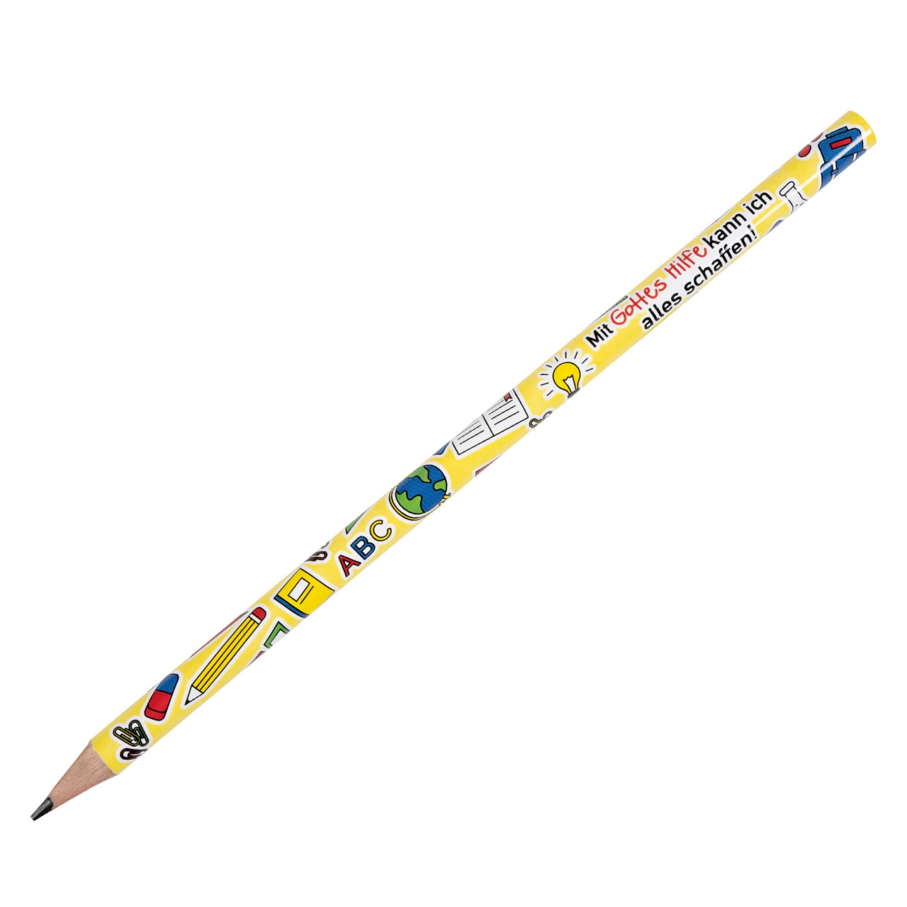 Bleistift - Mit Gottes Hilfe kann ich alles schaffen!