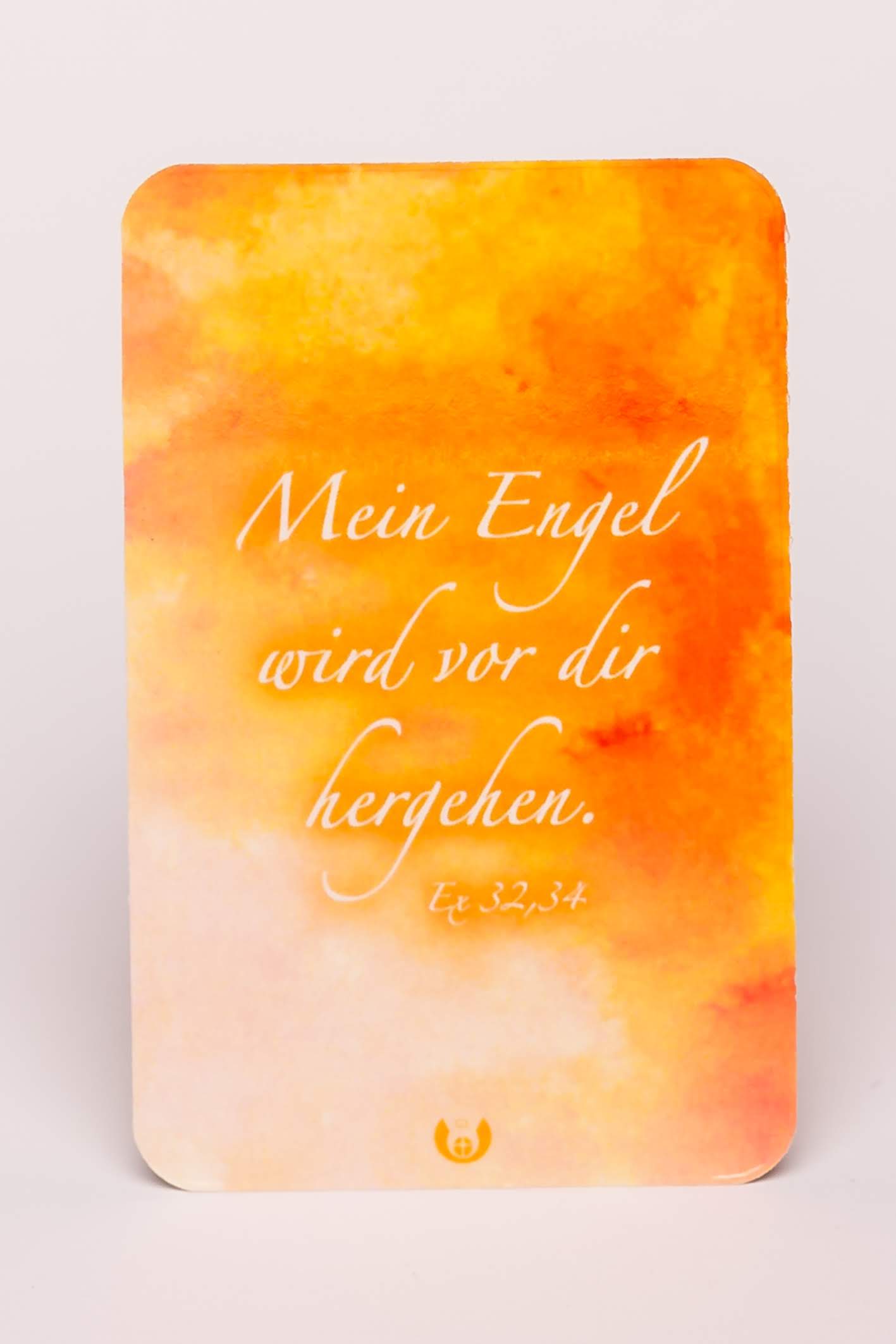 Engel-Prayercard - Mein Engel wird vor dir hergehen
