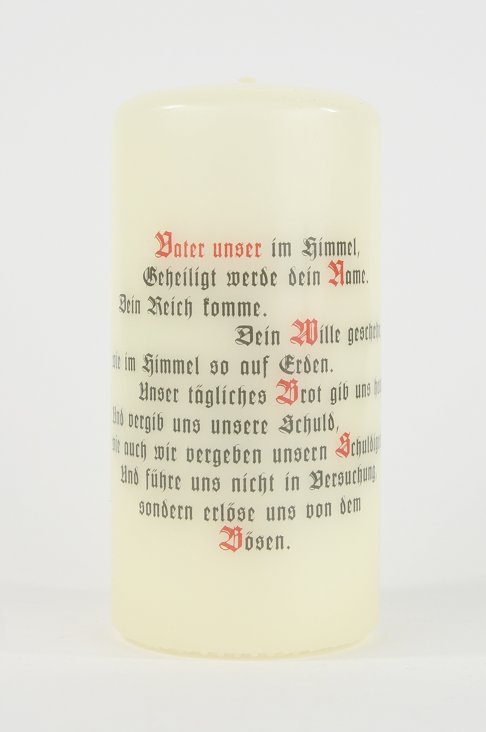Spruchkerze - Vater unser Spruchkerze - Vater unser