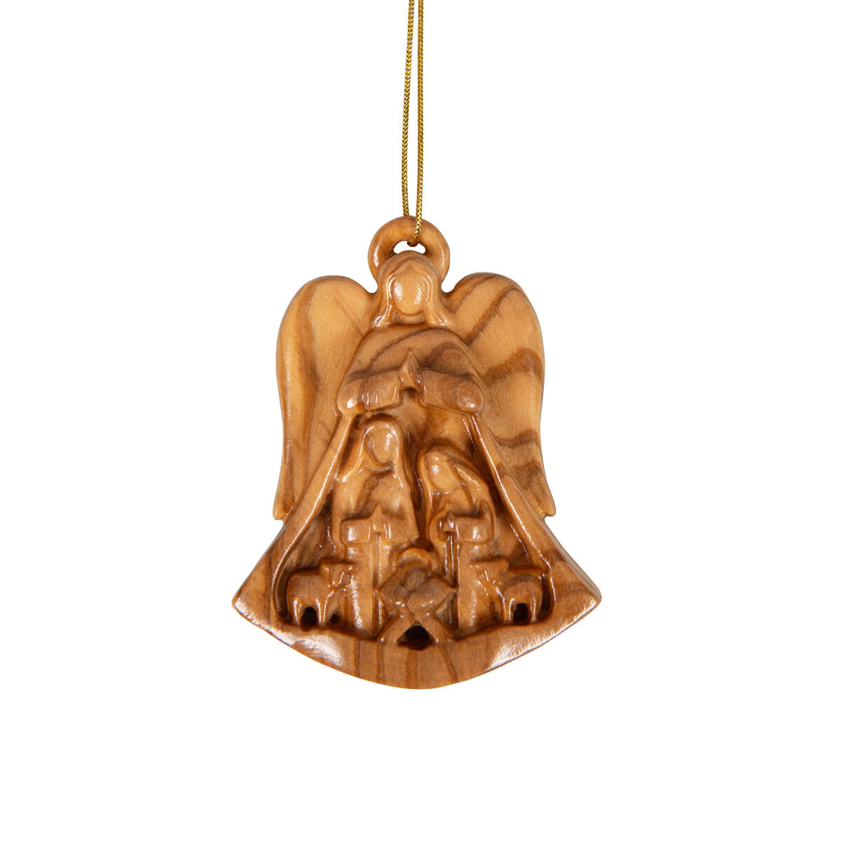 Baumschmuck – Engel & Olivenholz