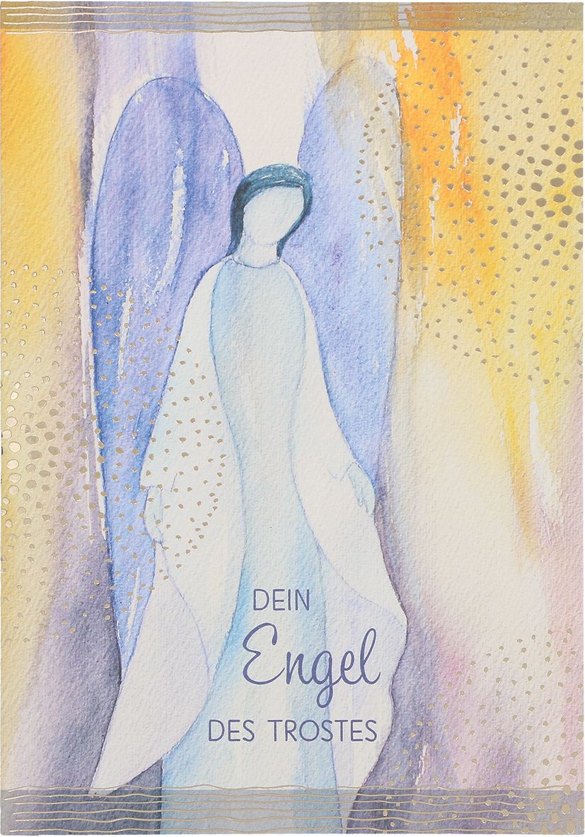 Trauerkarte - Dein Engel des Trostes & Aquarell