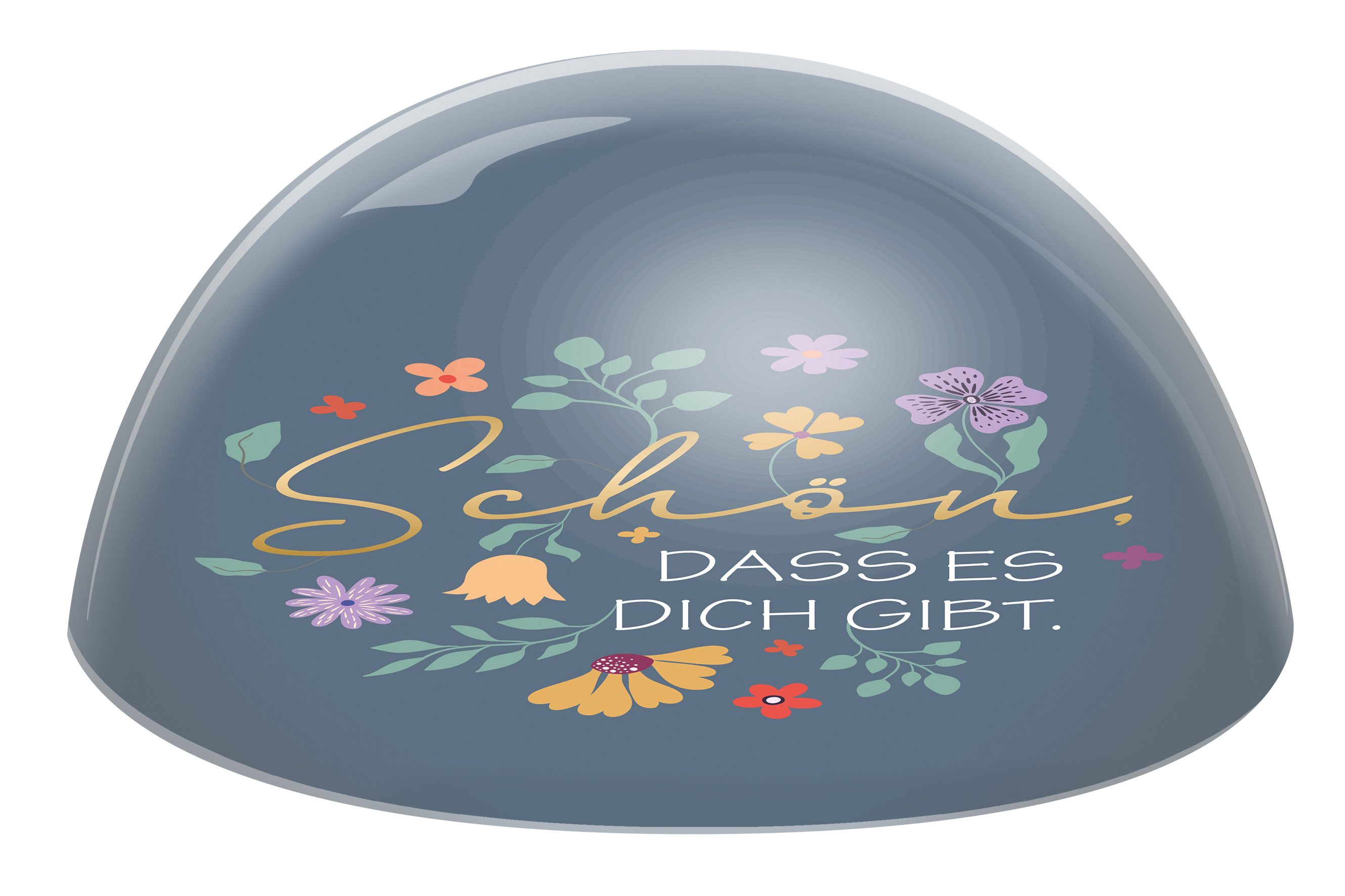 Briefbeschwerer - Schön, dass es dich gibt