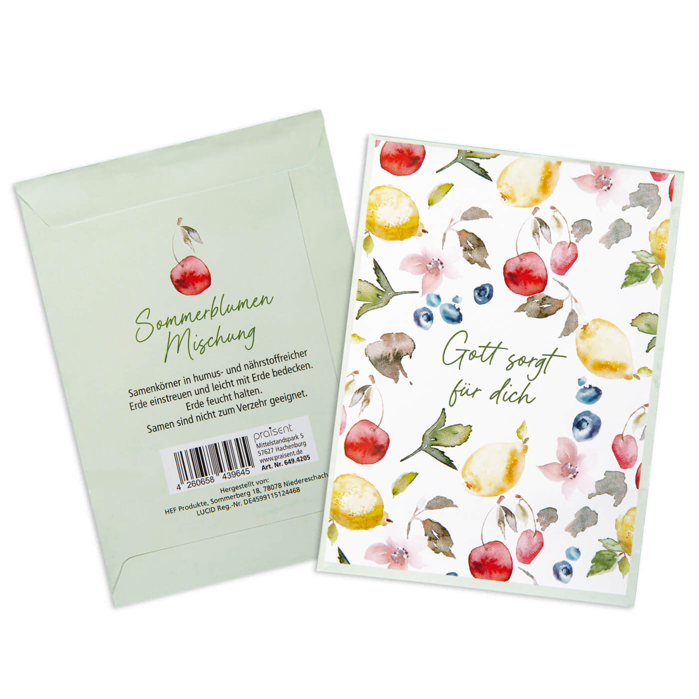 Blumensamen – Gott sorgt für dich