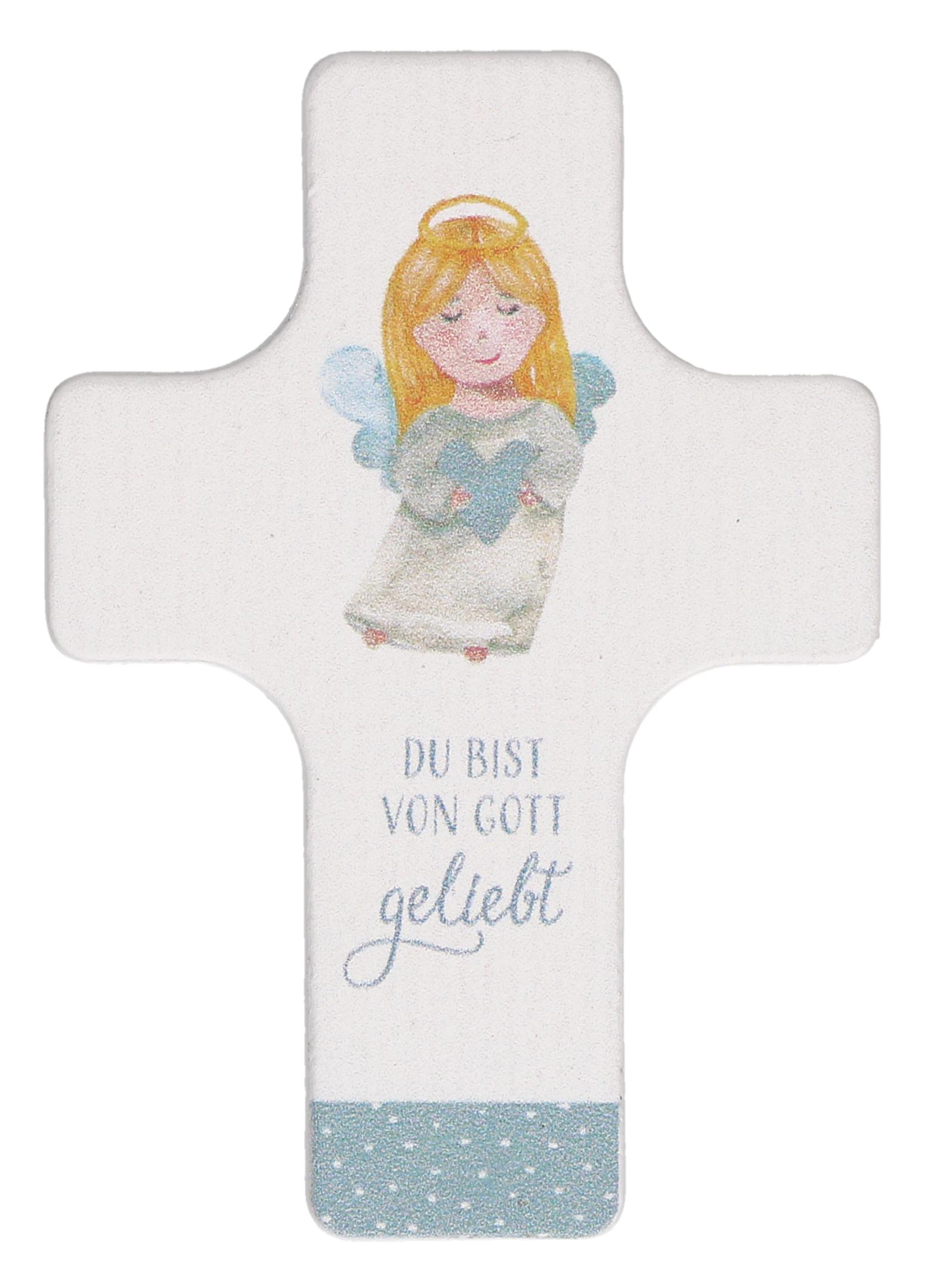 Geschenkset zur Taufe - Du bist von Gott geliebt & Blau