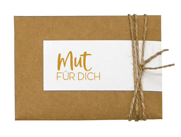Neutrale Kartenbox - Mutmacher & Mut für dich Neutrale Kartenbox - Mutmacher & Mut für dich