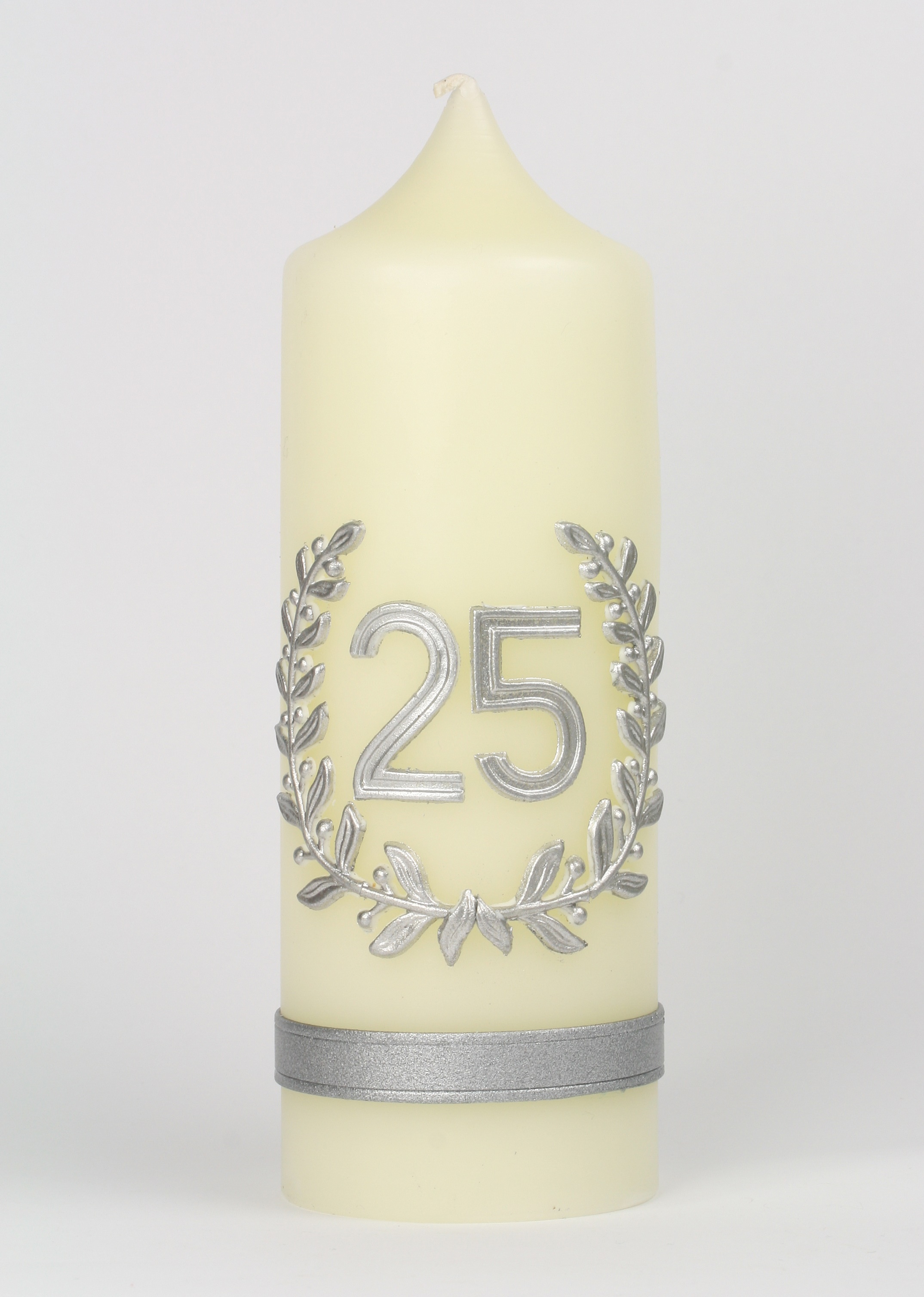 Kerze - Silber 25