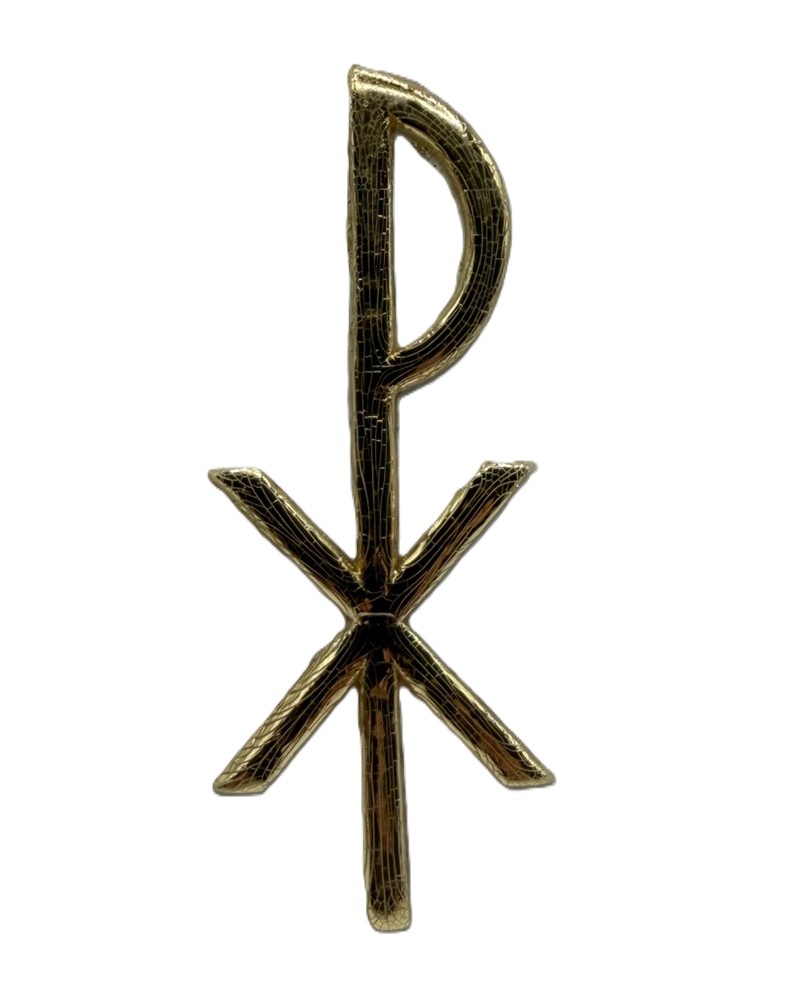 Wachssymbol - Chi-Rho & Groß