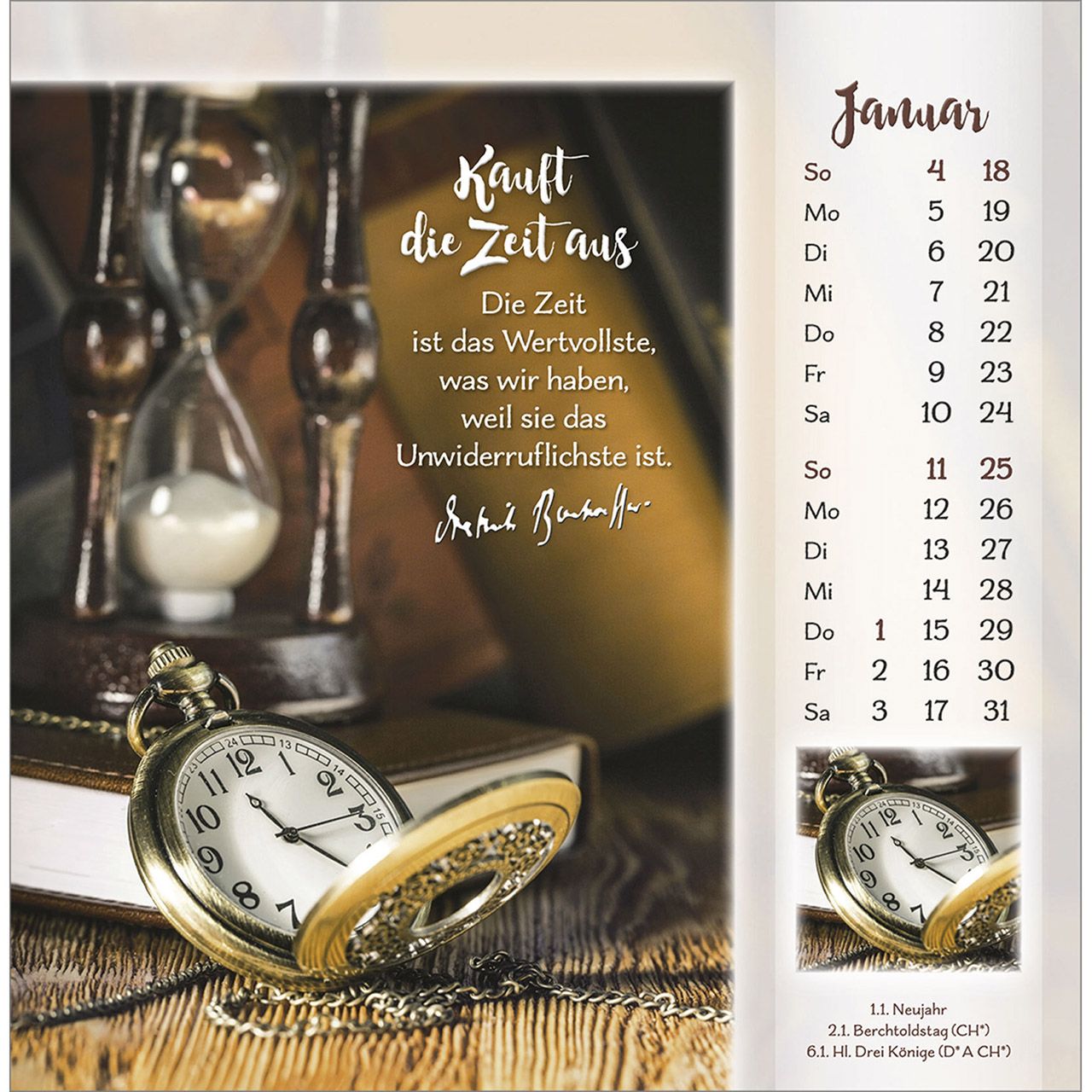 Tischkalender - Gott ist für dich & 2026 Tischkalender - Gott ist für dich & 2026
