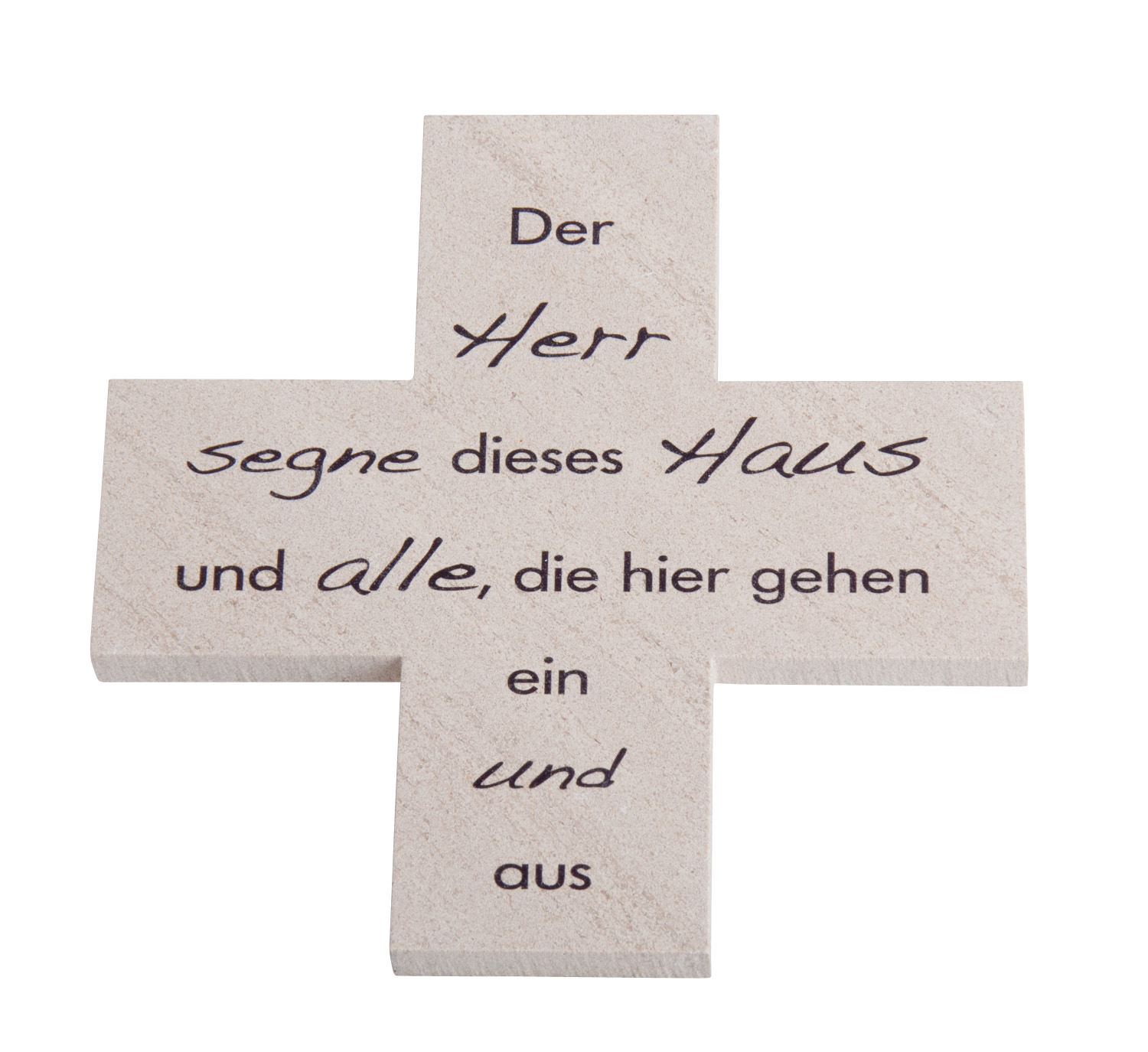 Steinkreuz Haussegen - Der Herr segne dieses Haus Steinkreuz Haussegen - Der Herr segne dieses Haus