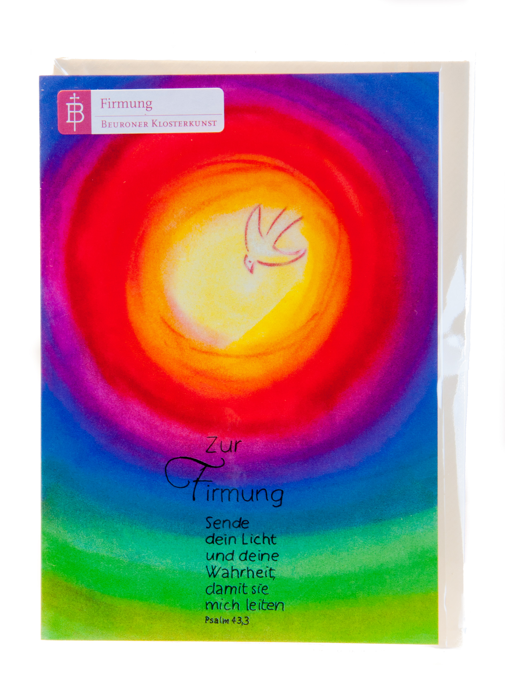 Karte zur Firmung - Dein Licht leitet mich Karte zur Firmung - Dein Licht leitet mich