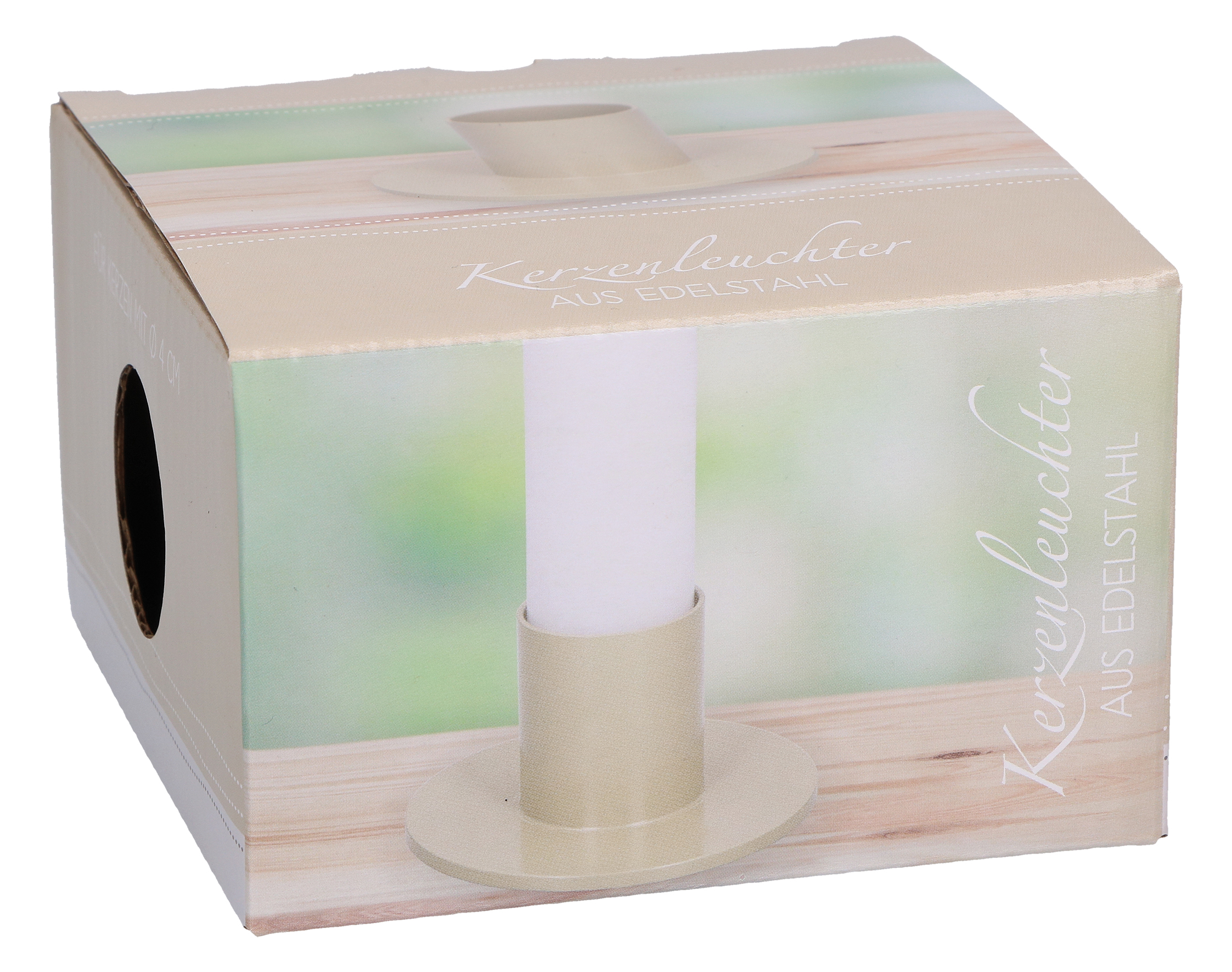 Kerzenständer - Schlicht & Beige