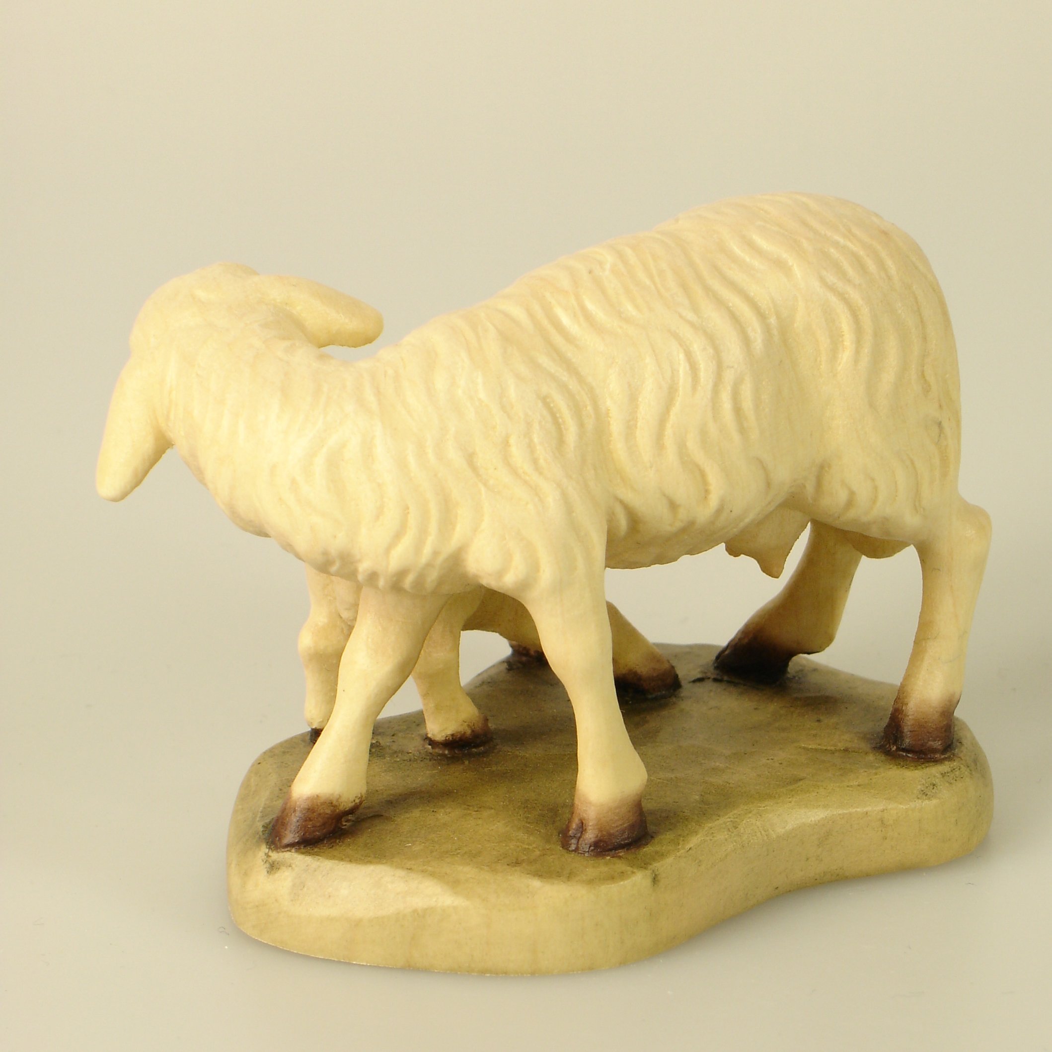 Karl-Kuolt-Krippe  - Schaf stehend mit Lamm