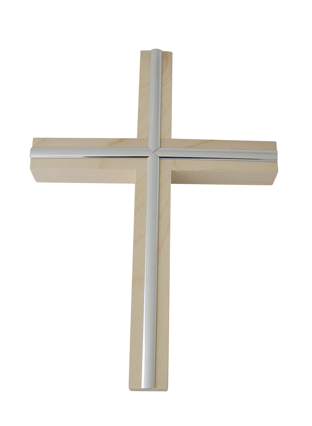 Kreuz - Ahorn & Silberleiste Kreuz - Ahorn & Silberleiste
