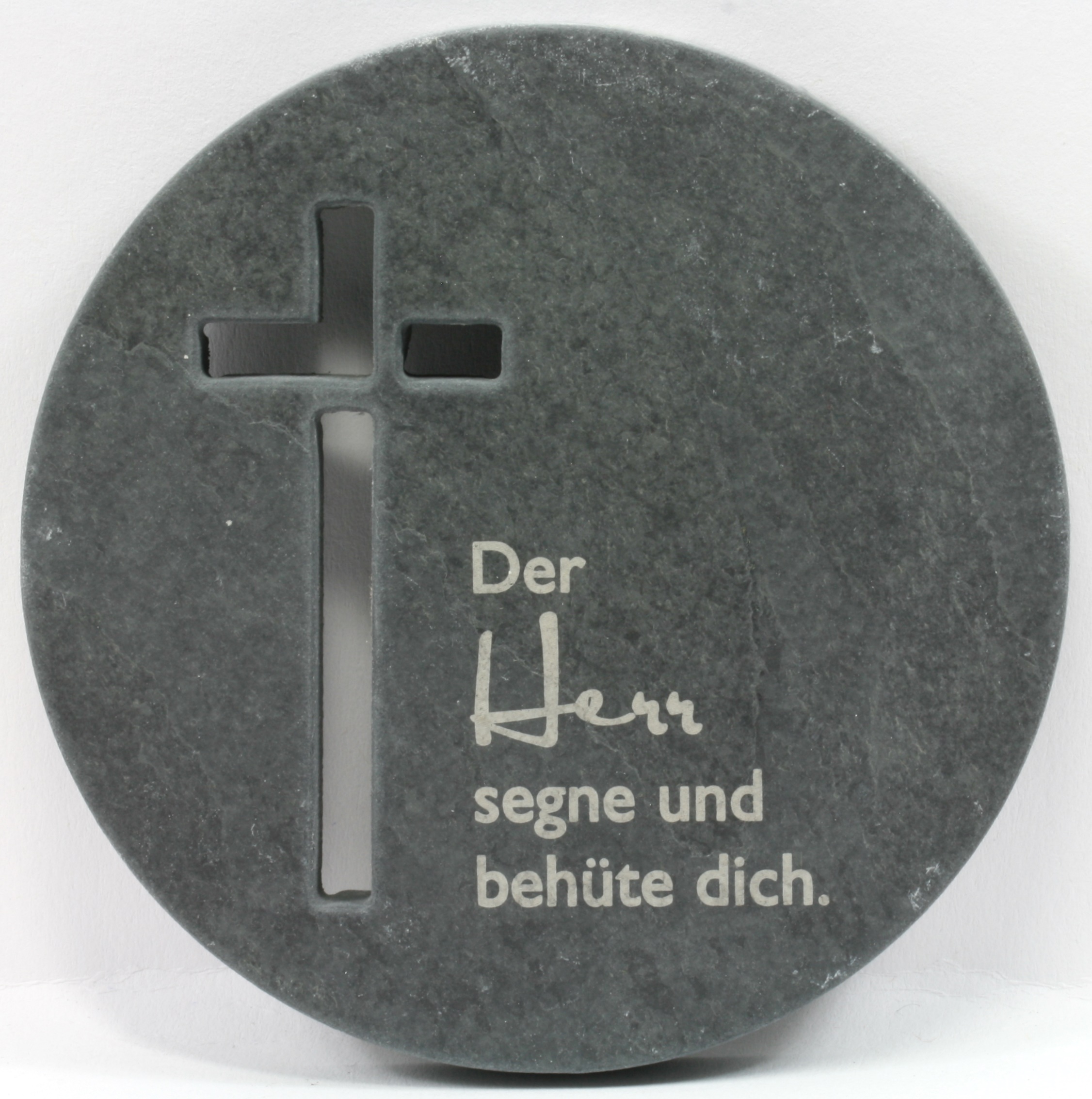 Schiefer-Plakette - Runde Form Schiefer-Plakette - Runde Form